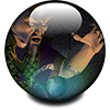 A Mac OS X Aqua-styled icon of Mondain the wizard, from the Ultima game series.